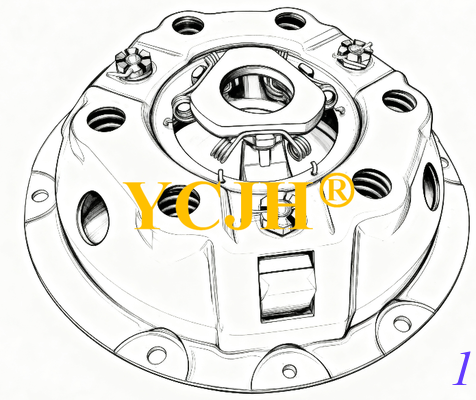 22U-01-21310 DISK DAMPER القرص الفضي القرص المرفق المادة الفضية عالية القوة للأداء الدائم المزود