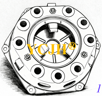 22U-01-21310 DISK DAMPER القرص الفضي القرص المرفق المادة الفضية عالية القوة للأداء الدائم المزود